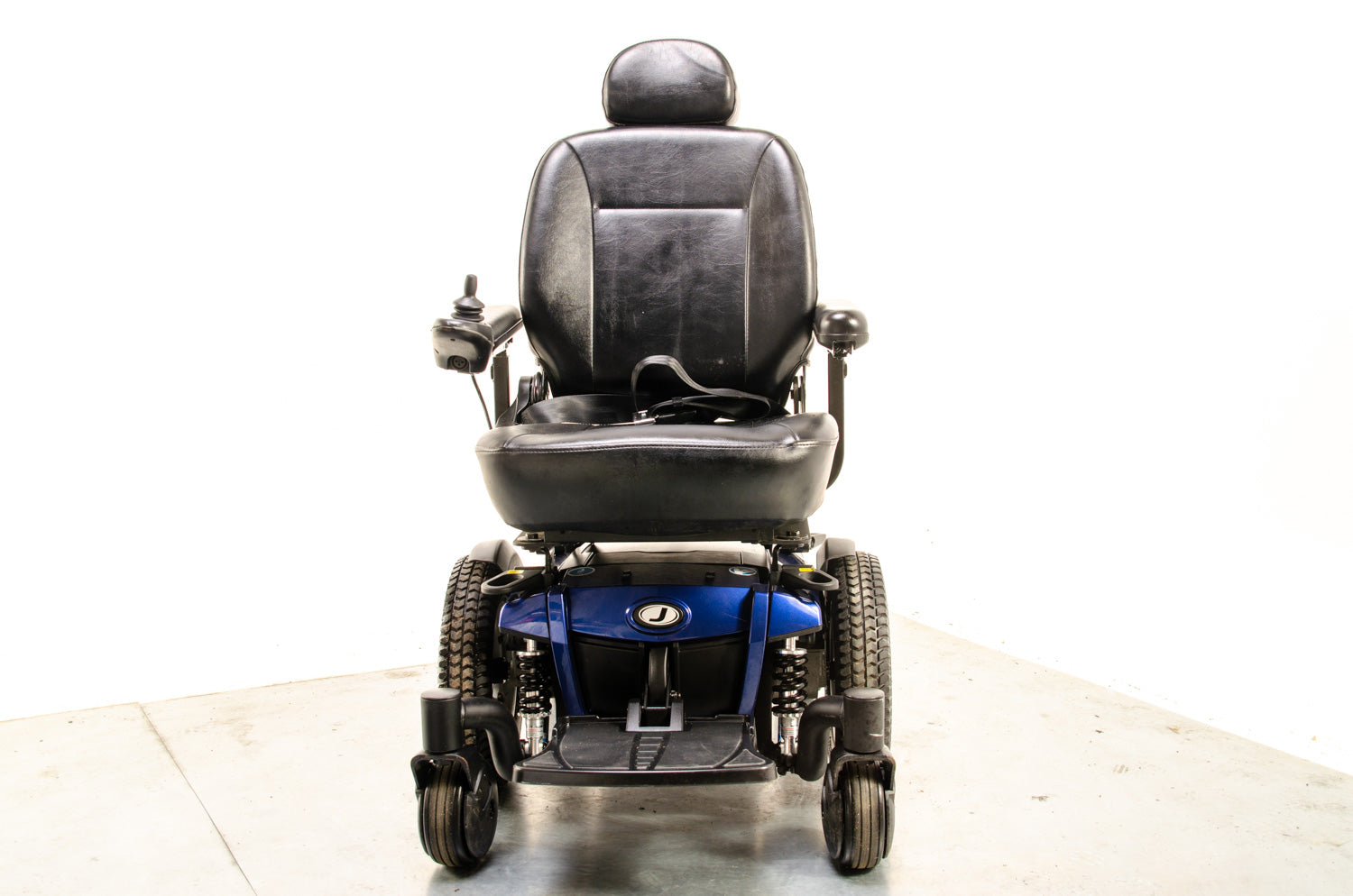 Pride Jazzy J600ES Used Electric Wheelchair Powerchair Indoor Outdoor Suspension Blue 13910 Secondary image