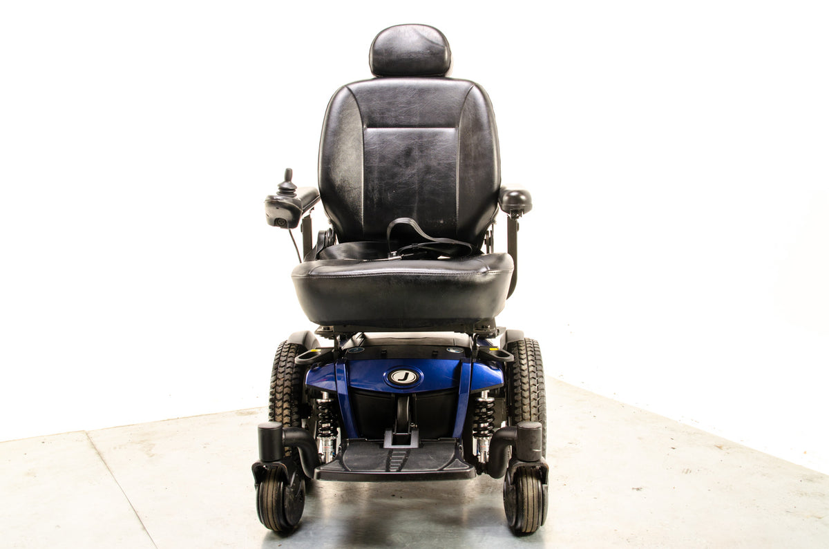 Pride Jazzy J600ES Used Electric Wheelchair Powerchair Indoor Outdoor Suspension Blue 13910