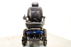 Pride Jazzy J600ES Used Electric Wheelchair Powerchair Indoor Outdoor Suspension Blue 13910
