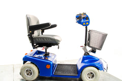 Shoprider Sovereign 4mph Midszize Comfy Mobility Scooter Blue