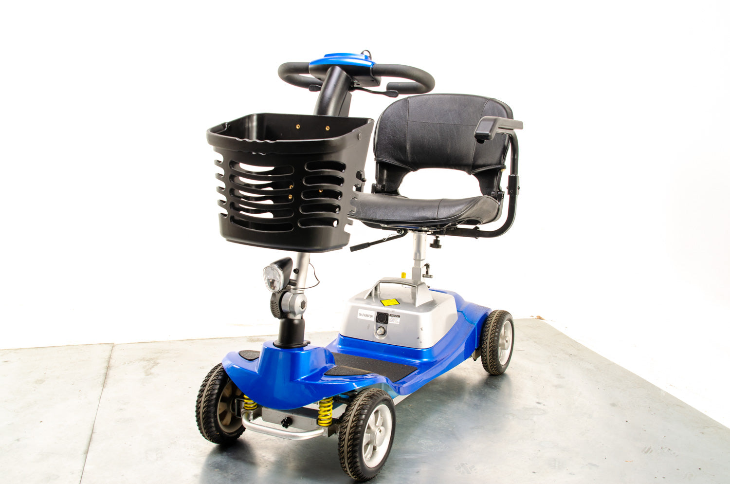 Illusion Ultra Lightweight Aluminium Mobility Boot Scooter in Blue 4mph with Suspension 2022