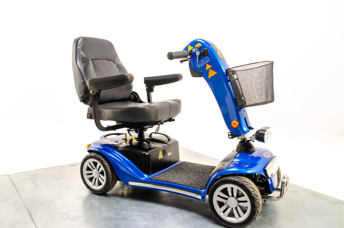 2016 Shoprider Valencia Used Mobility Scooter Transportable Pavement GK10 Folding Blue Main image