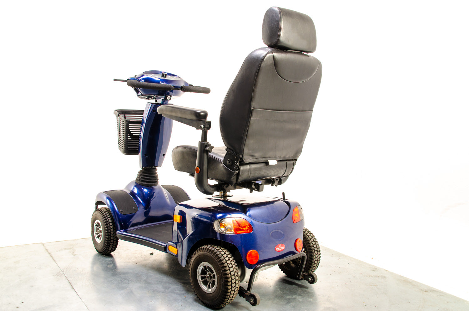 2012 Van Os Excite 4 8mph Large Size Mobility Scooter In Blue