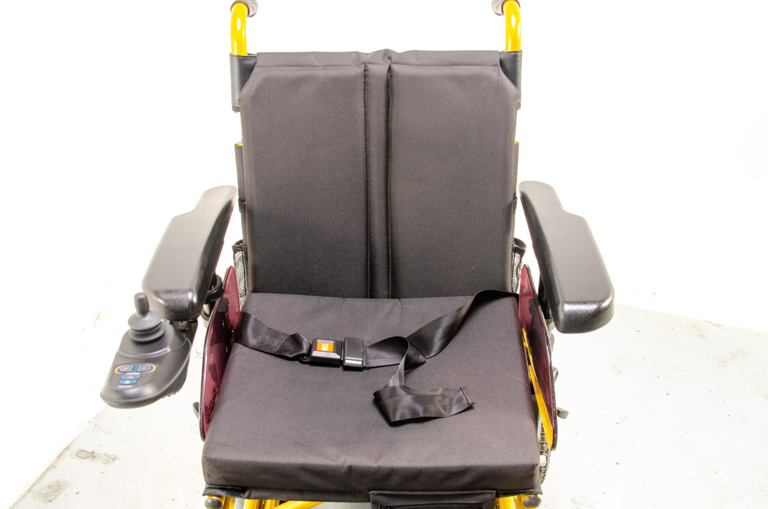 Kymco Vivio Electric Wheelchair Powerchair Used Transportable Folding Lightweight Yellow