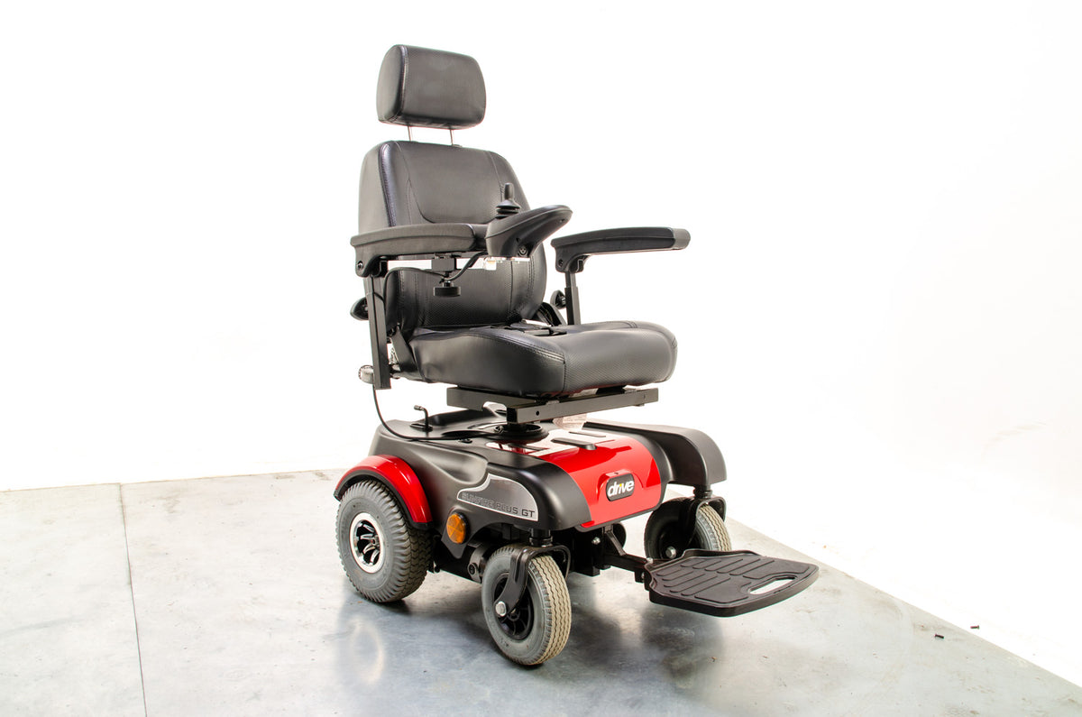 Drive Sunfire Plus GT Midsize RWD Powerchair Electric Wheelchair Red Main image