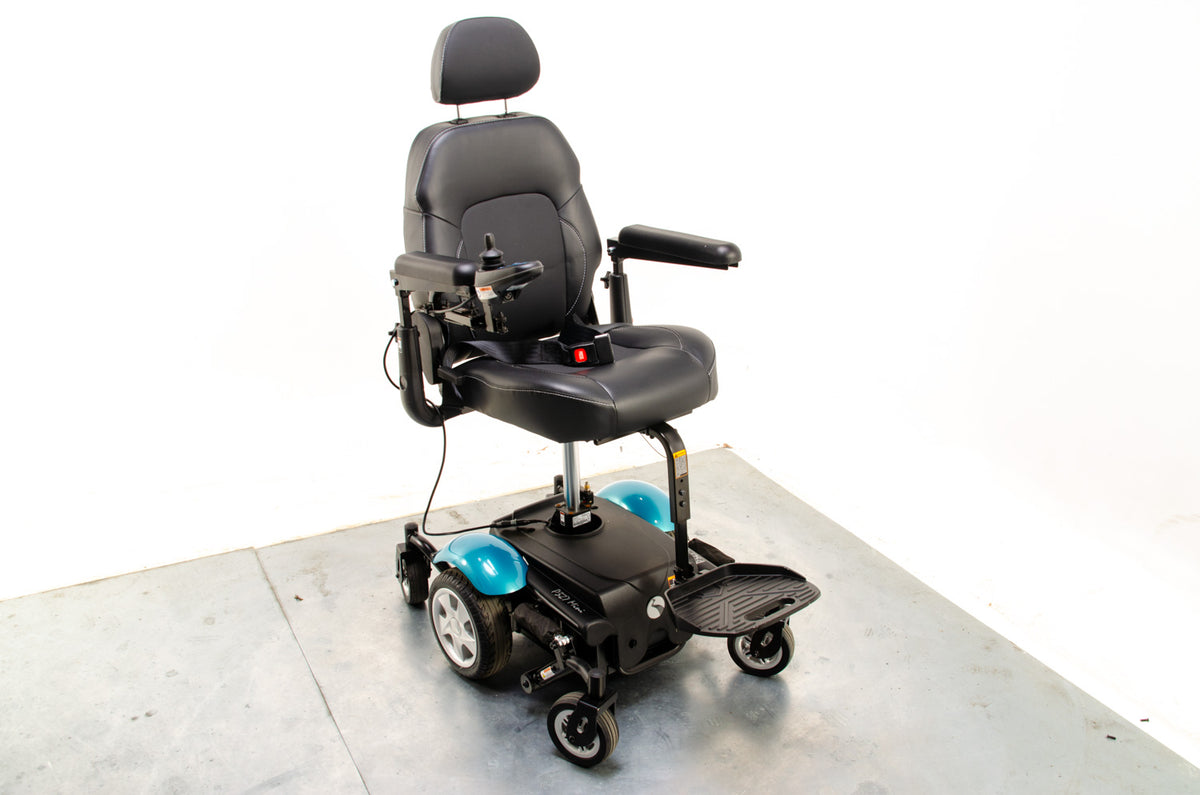Rascal P327 mini Powerchair Electric Mobility Wheelchair Teal 4mph MWD indoor 03671 Main image