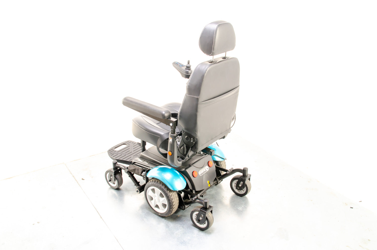 Rascal P327 mini Powerchair Electric Mobility Wheelchair Teal 4mph MWD indoor 03671