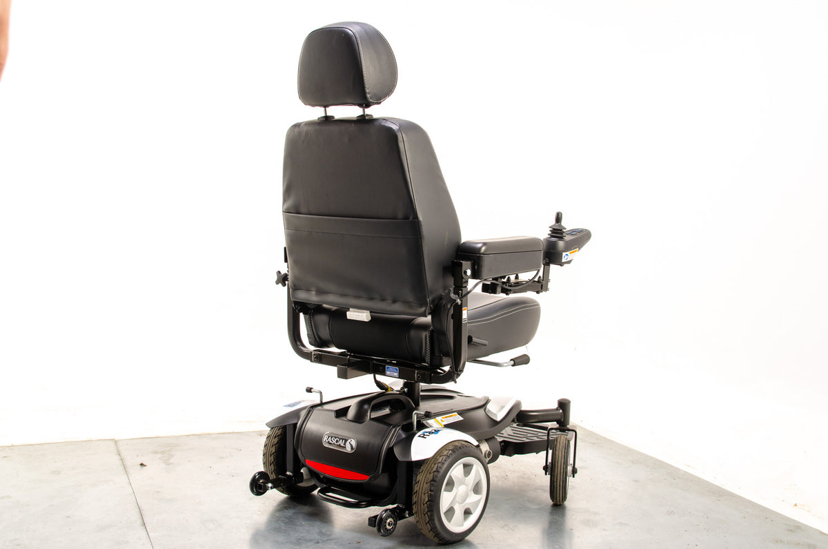 Rascal Razoo Powerchair Electric Mobility Wheelchair White Small indoor Portable 4mph