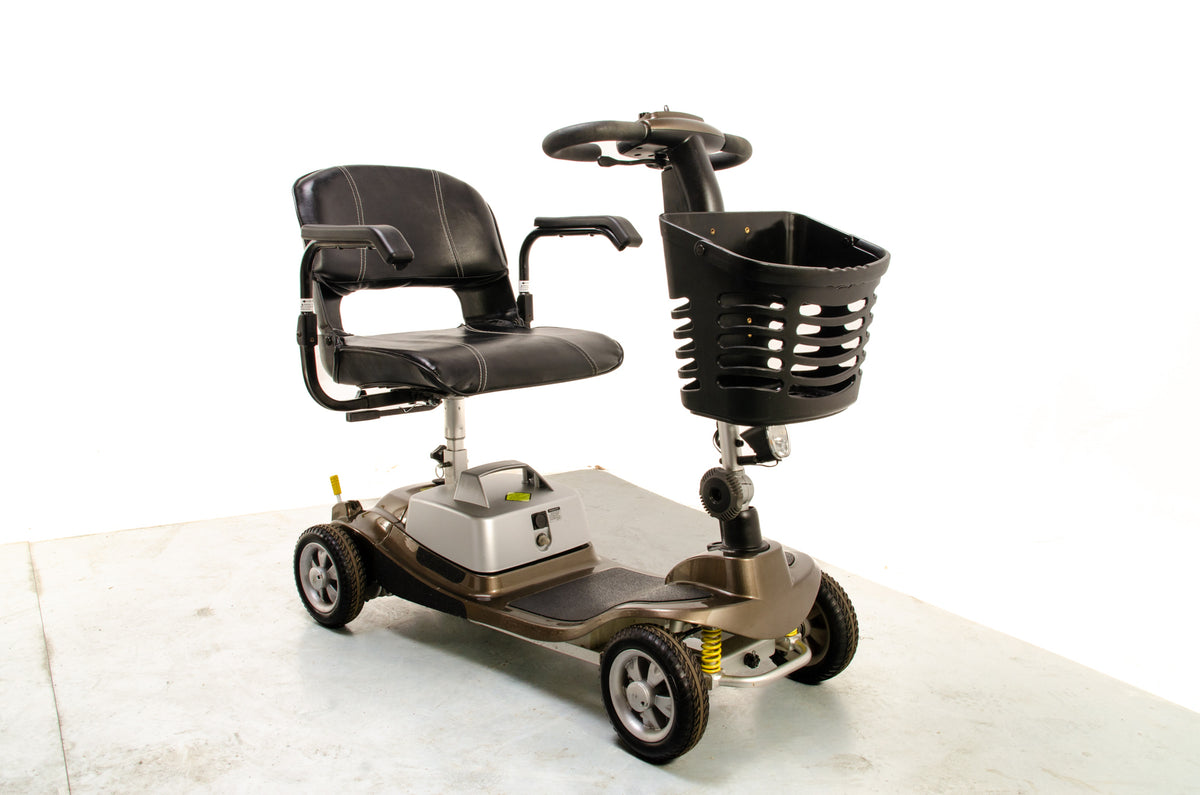 Illusion Ultra Lightweight Aluminium Mobility Boot Scooter in Blue 4mph Suspension Main image
