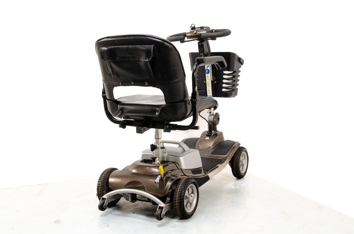 Illusion Ultra Lightweight Aluminium Mobility Boot Scooter in Blue 4mph Suspension