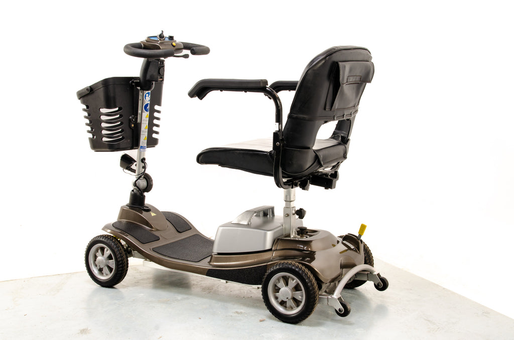Illusion Ultra Lightweight Aluminium Mobility Boot Scooter in Blue 4mph Suspension
