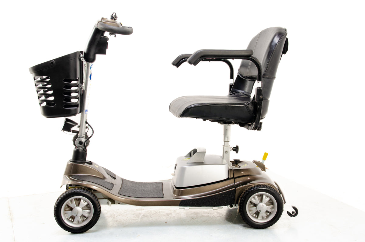 Illusion Ultra Lightweight Aluminium Mobility Boot Scooter in Blue 4mph Suspension