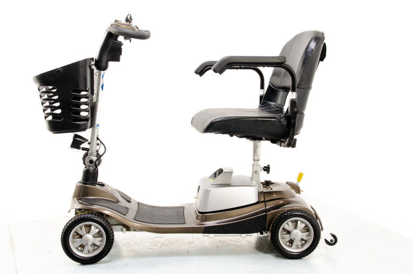 Illusion Ultra Lightweight Aluminium Mobility Boot Scooter in Blue 4mph Suspension