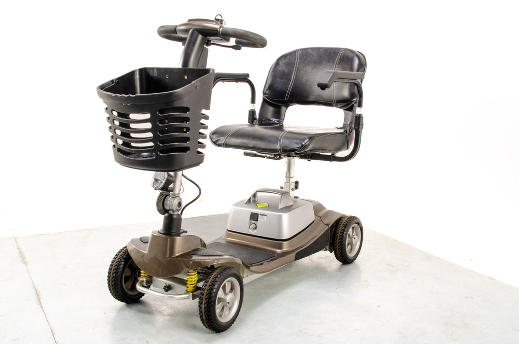 Illusion Ultra Lightweight Aluminium Mobility Boot Scooter in Blue 4mph Suspension