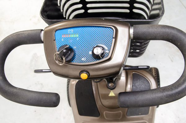 Illusion Ultra Lightweight Aluminium Mobility Boot Scooter in Blue 4mph Suspension