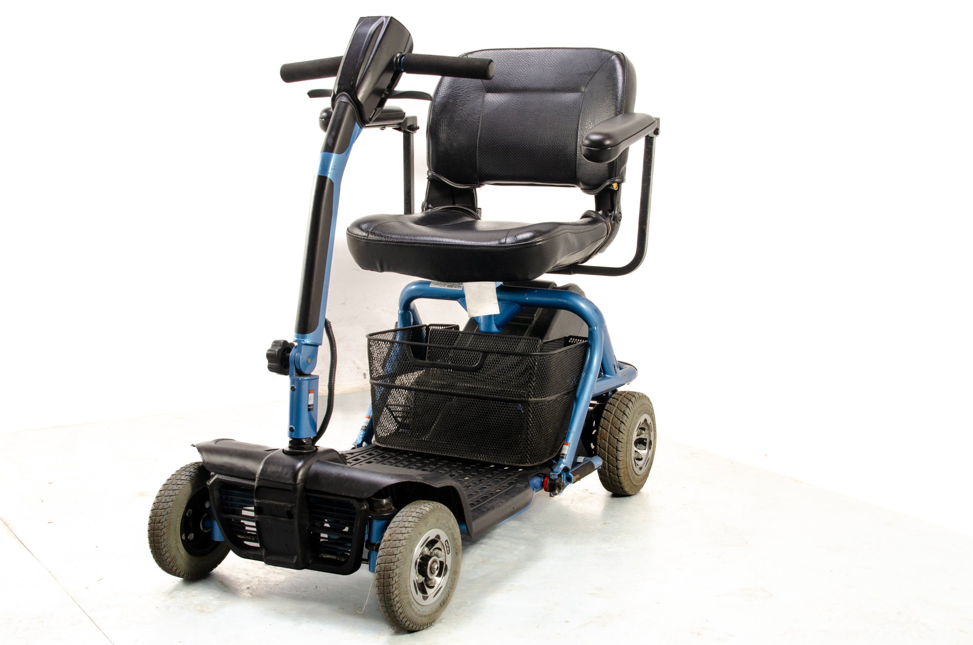 Rascal Liteway 4 Used Mobility Scooter Lightweight Compact Electric Folding Transportable Boot Blue Secondary image