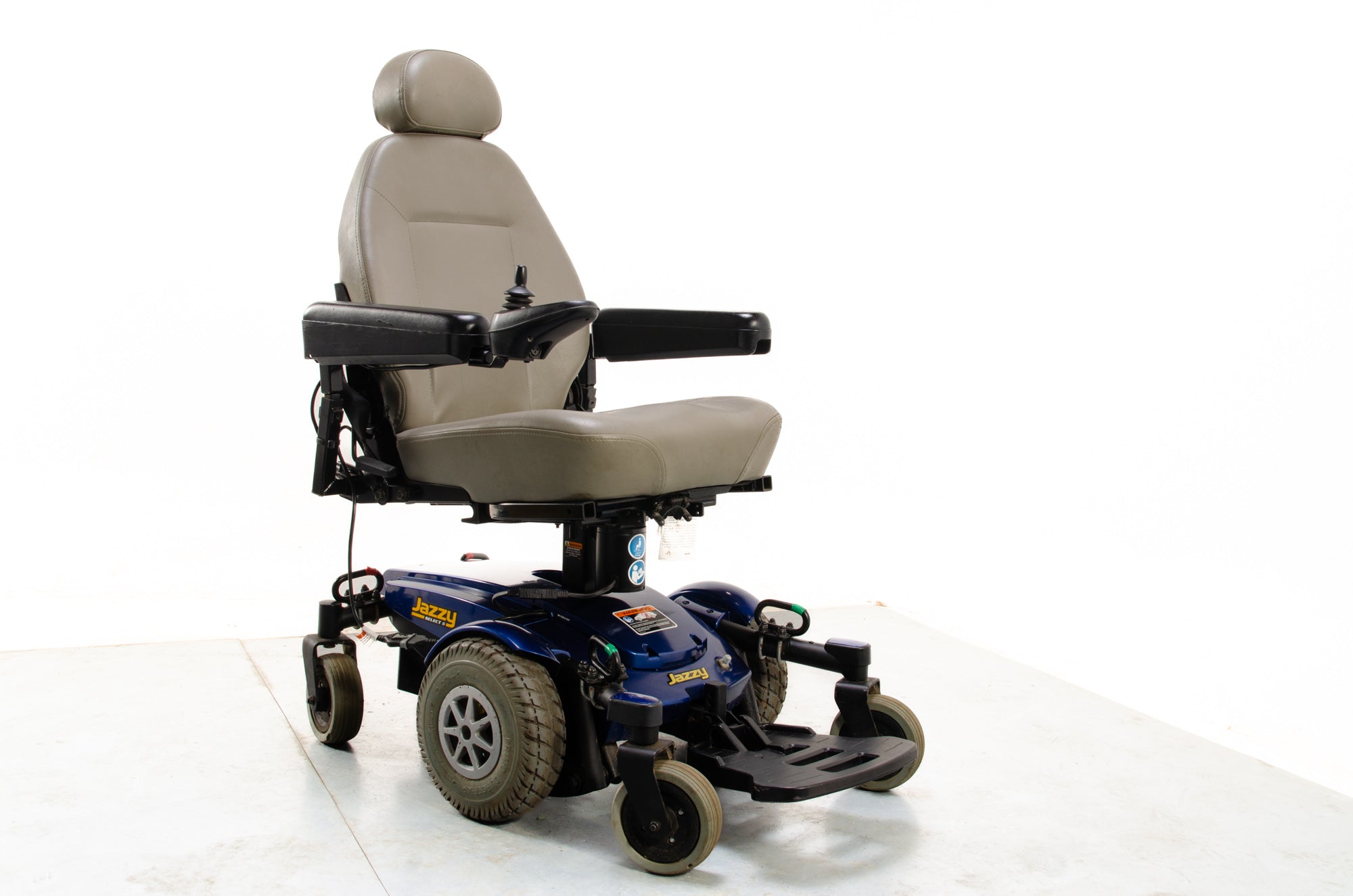 Pride Jazzy Select 6 Riser Used Electric Wheelchair Powerchair Indoor Outdoor MWD Blue Secondary image