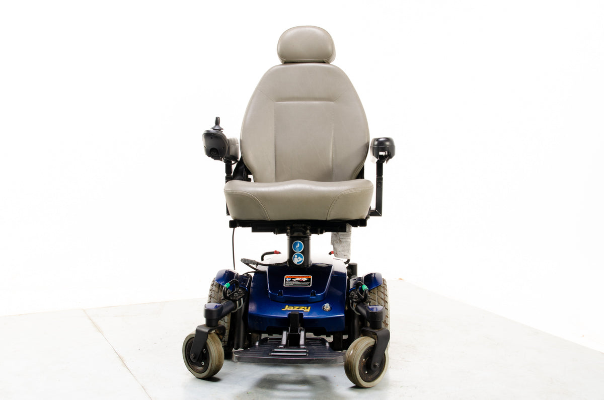 Pride Jazzy Select 6 Riser Used Electric Wheelchair Powerchair Indoor Outdoor MWD Blue