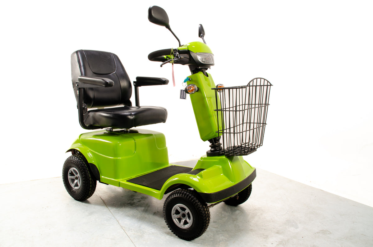 Rascal Frontier All-Terrain Off-Road Used Electric Mobility Scooter 8mph Suspension Midsize Green