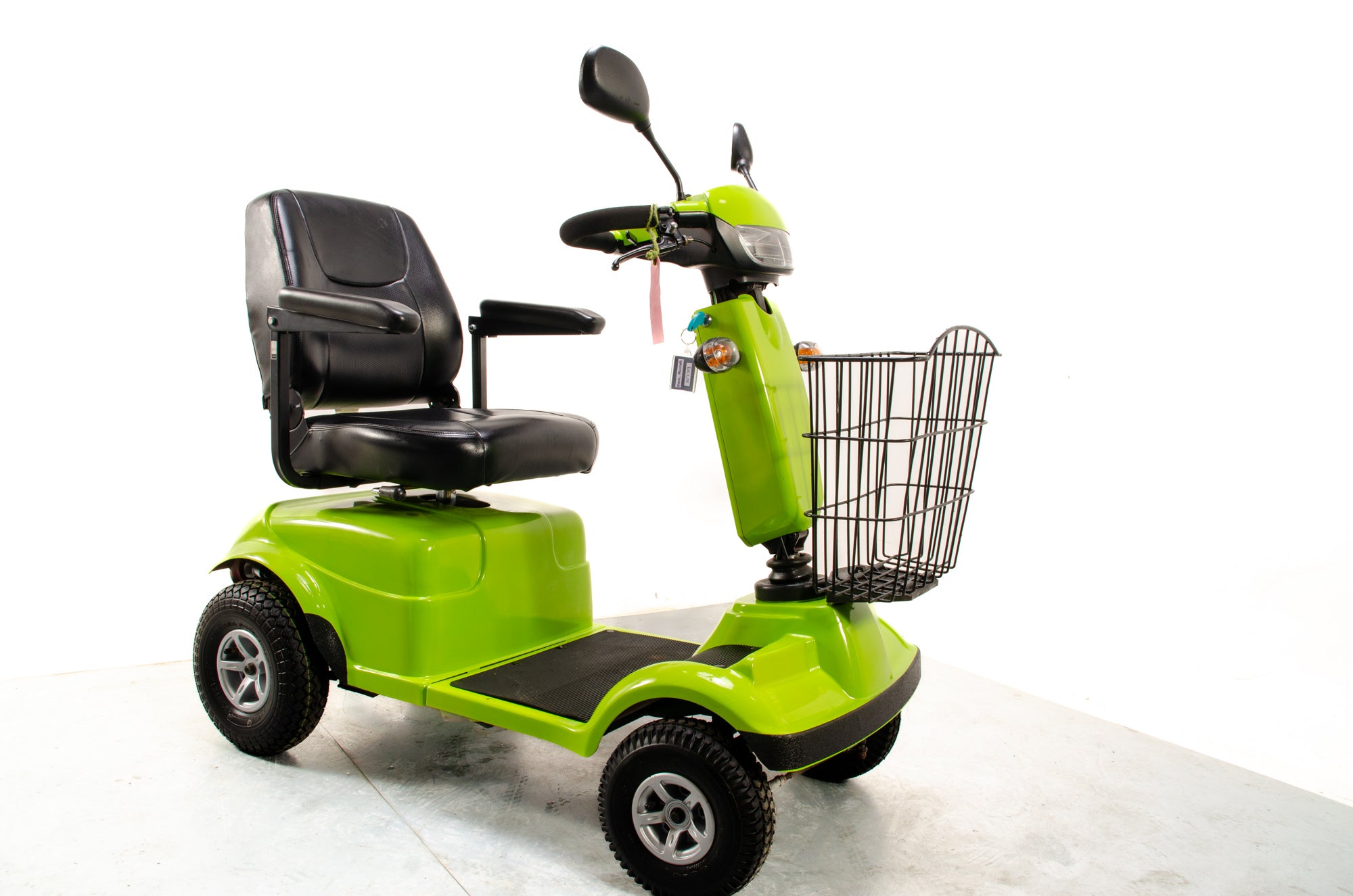 Rascal Frontier All-Terrain Off-Road Used Electric Mobility Scooter 8mph Suspension Midsize Green Secondary image