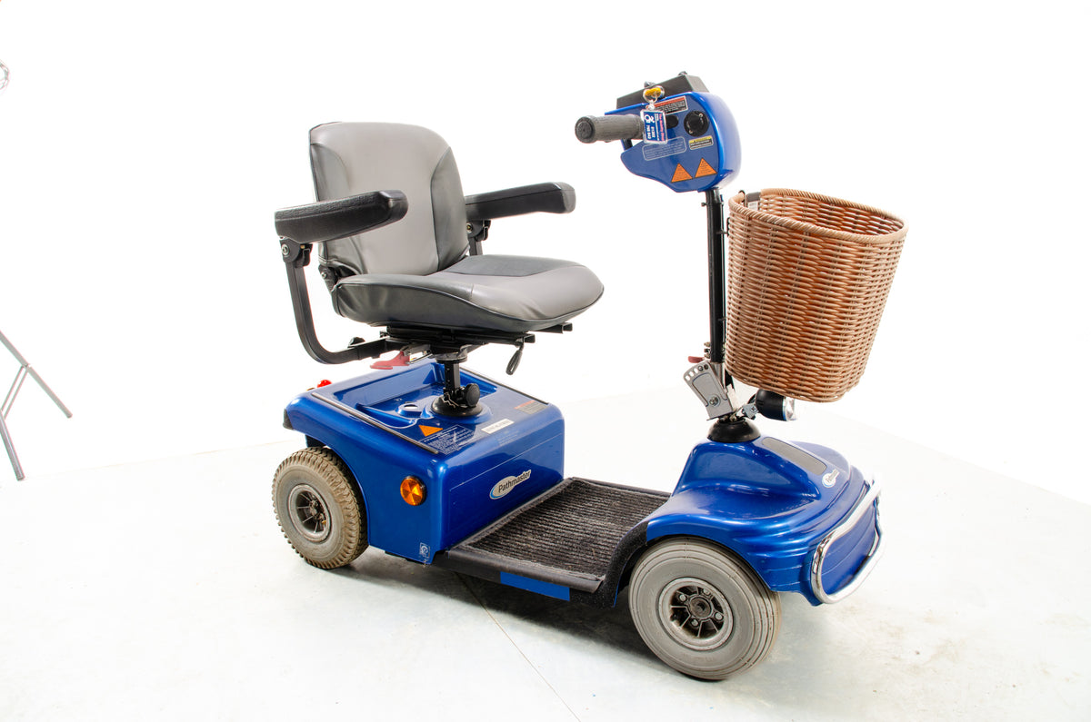Eden Pathmaster 4mph Midszize Comfy Mobility Scooter Blue Main image