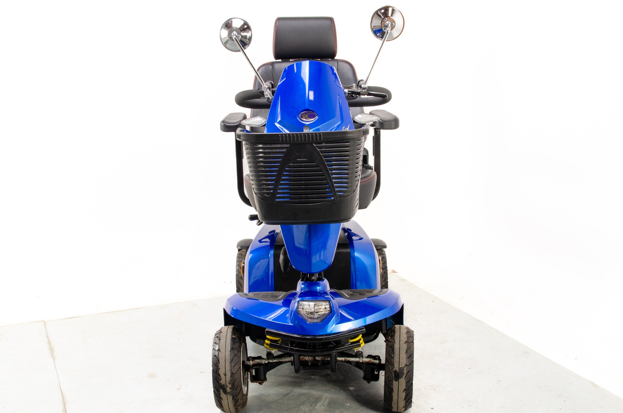 Kymco Komfy 4 Used Mobility Scooter Pavement Suspension Pneumatic Tyres Comfort 4mph Blue