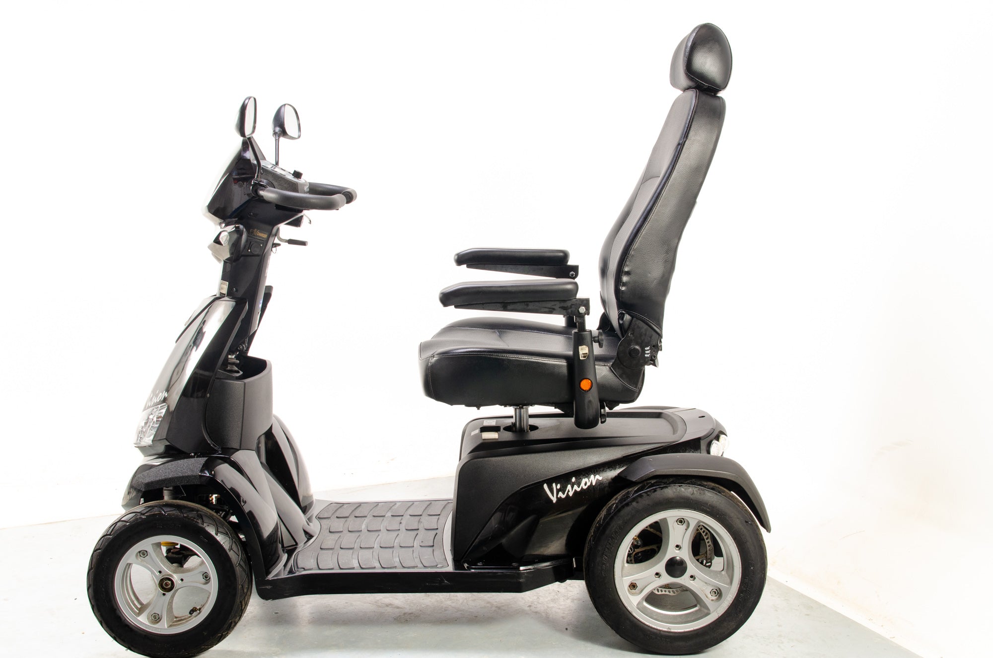 Rascal Vision Used Electric Mobility Scooter 8mph Large All-Terrain Road Legal Black 16007