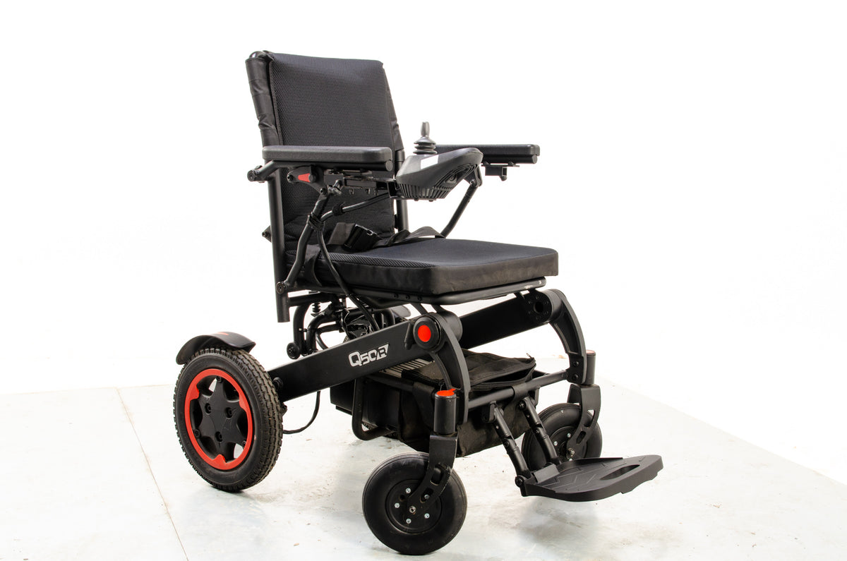 Quickie Q50R Folding Electric Wheelchair Sunrise Medical Used Powerchair Lithium Lightweight 16003 Main image