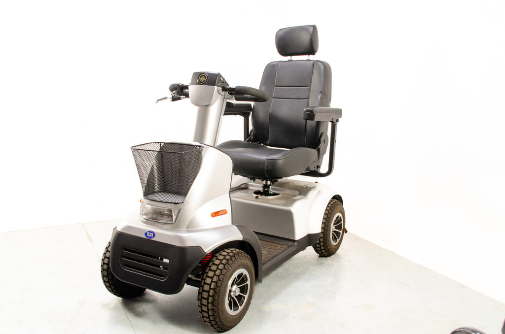 2016 TGA Breeze Midi 4 8mph Mid Size Mobility Scooter Silver