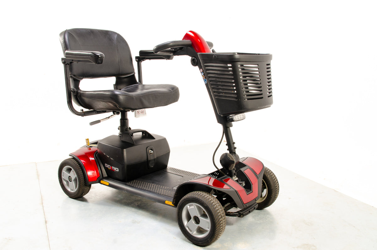 Pride GoGo Elite Sport 4mph Transportable Boot mobility Scooter in Red Main image