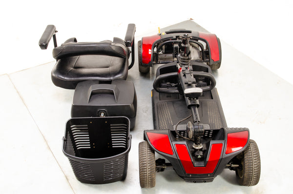 Pride GoGo Elite Sport 4mph Transportable Boot mobility Scooter in Red