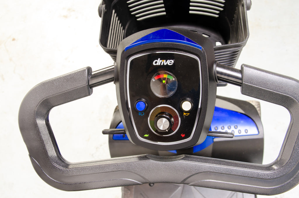 Drive Style Plus Mobility Scooter Transportable Boot Folding Portable Indoor Outdoor Blue