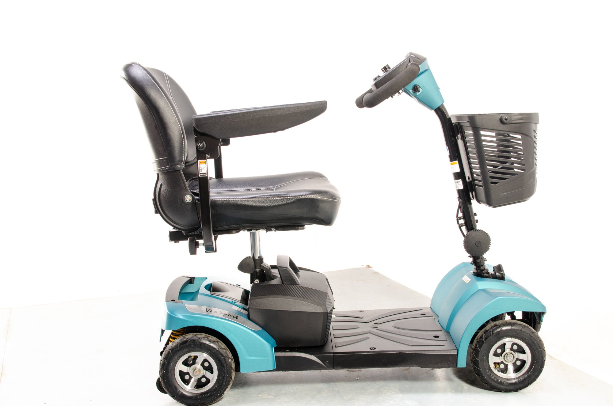 Rascal Veo Sport Used Electric Mobility Scooter Small Portable Lightweight Transportable Boot Turquoise 12067 Secondary image