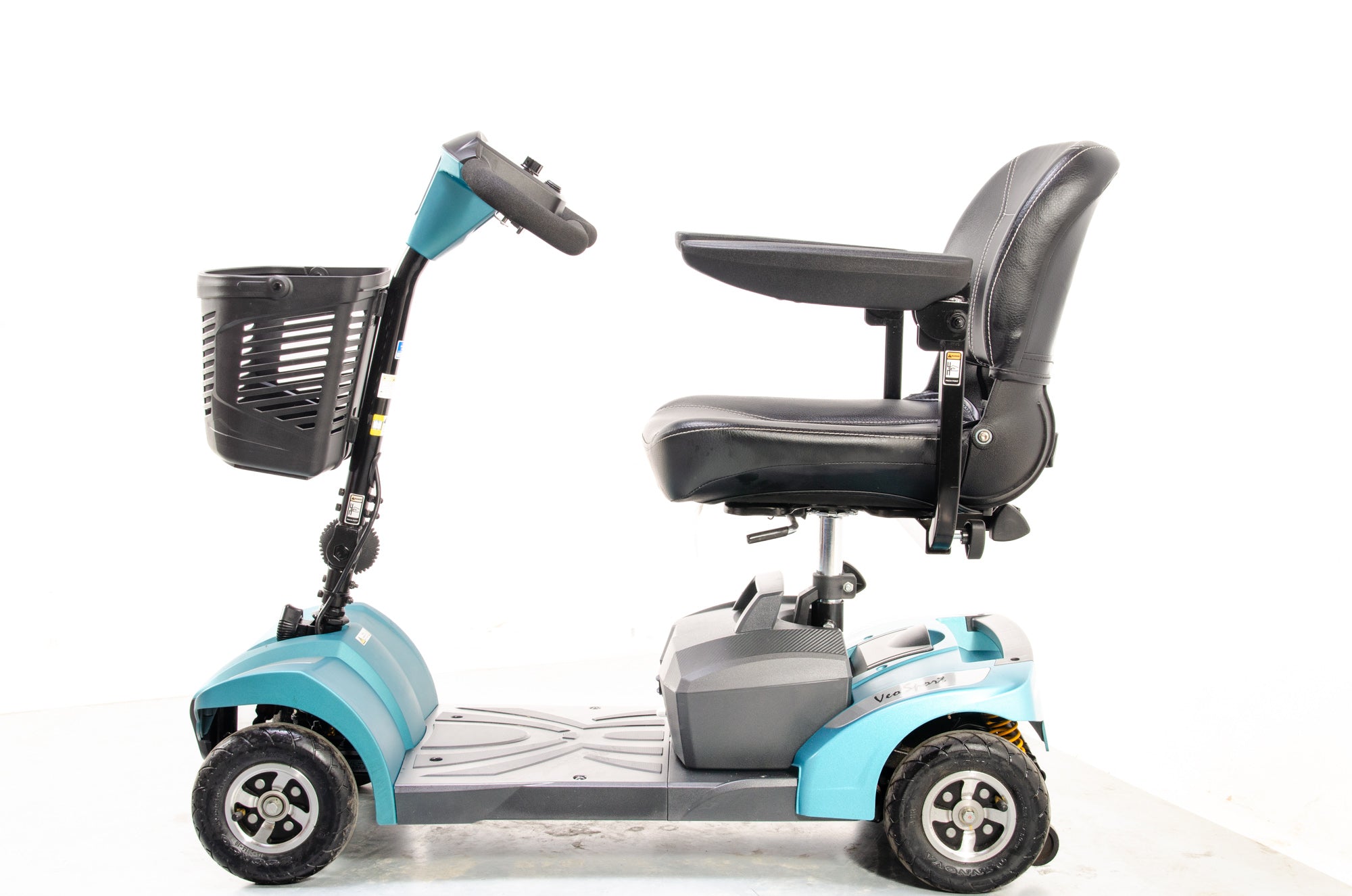 Rascal Veo Sport Used Electric Mobility Scooter Small Portable Lightweight Transportable Boot Turquoise 12067