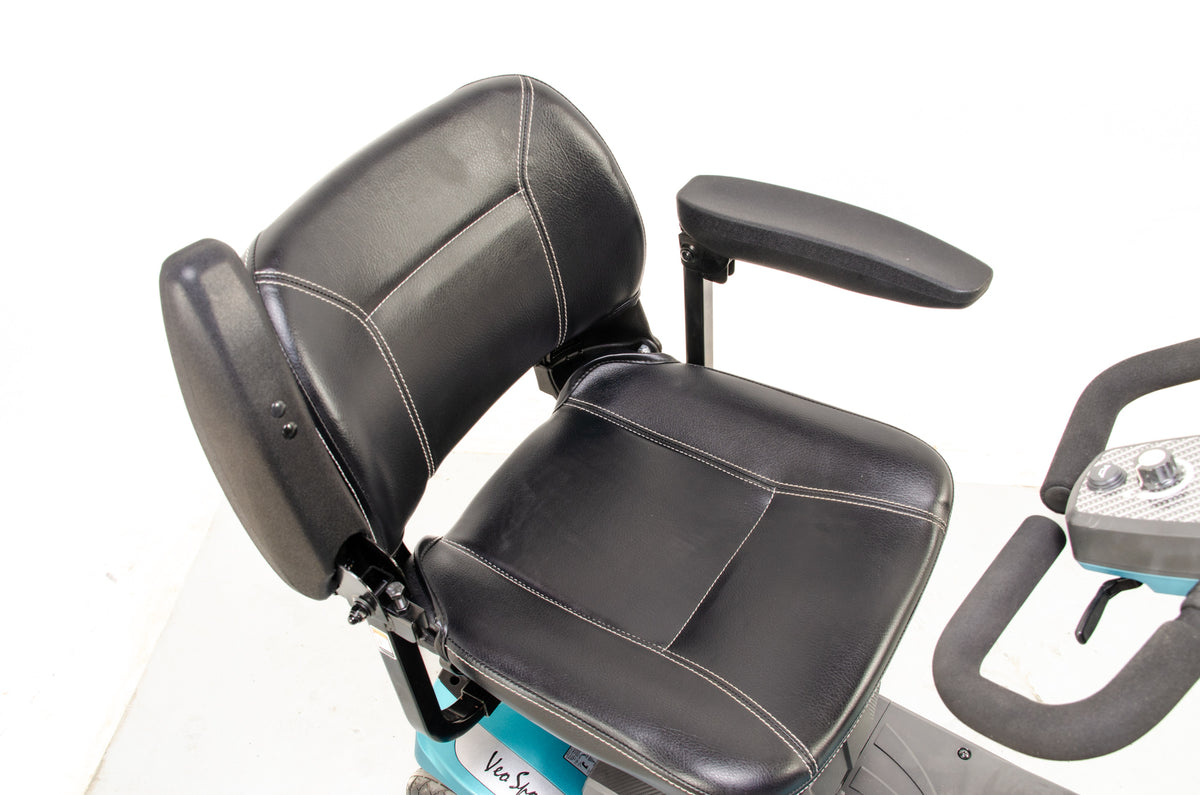 Rascal Veo Sport Used Electric Mobility Scooter Small Portable Lightweight Transportable Boot Turquoise 12067