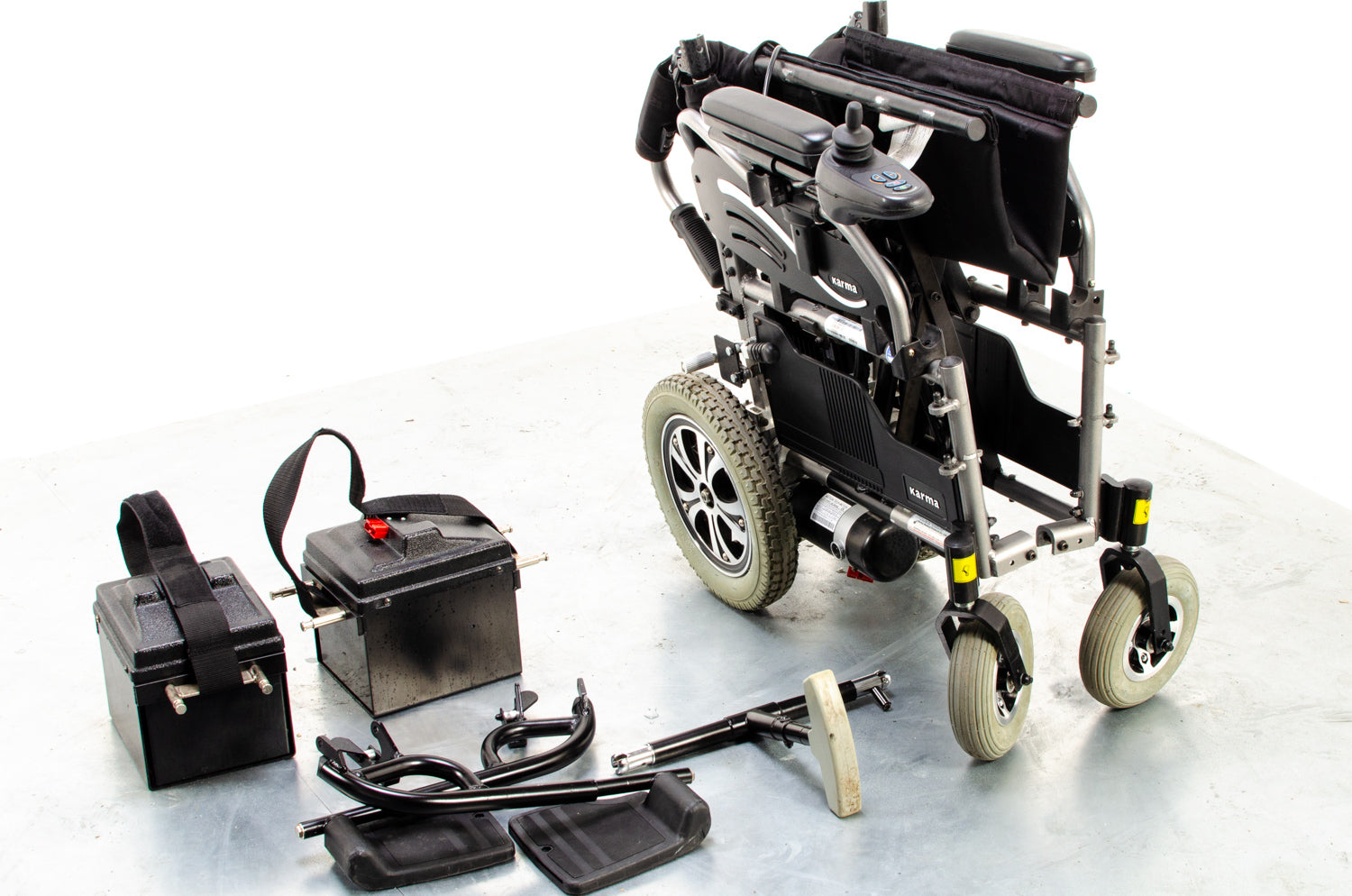 Karma Falcon Transportable Used Electric Wheelchair Powerchair Portable 03611