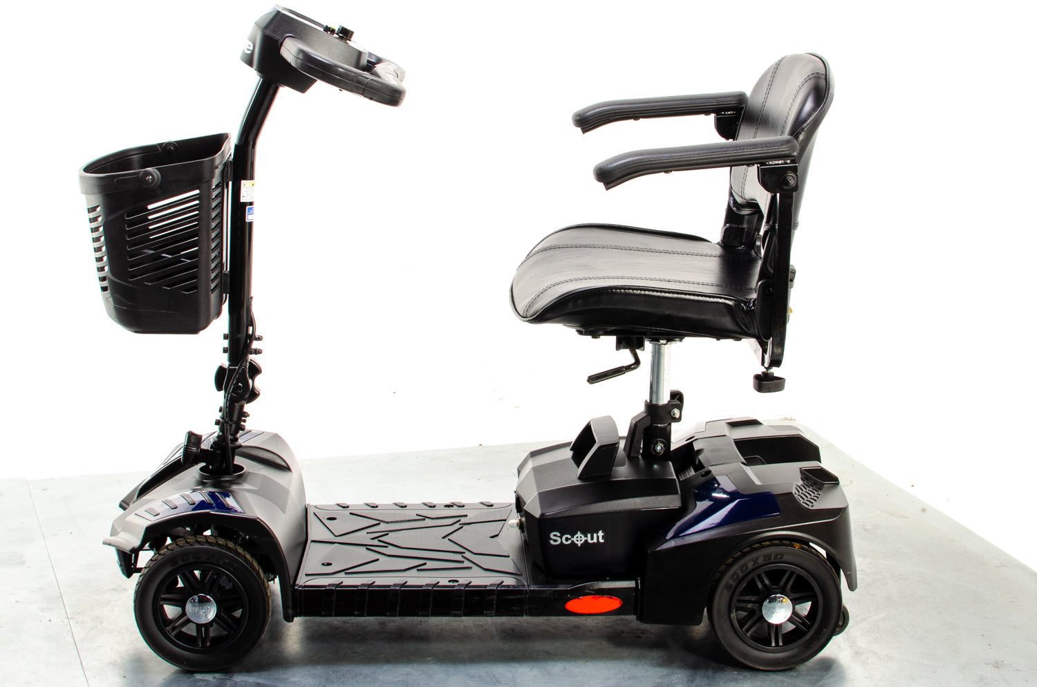 Drive Scout Blue Mobility Scooter 14Ah Small Transportable Boot Lightweight 4mph Secondary image