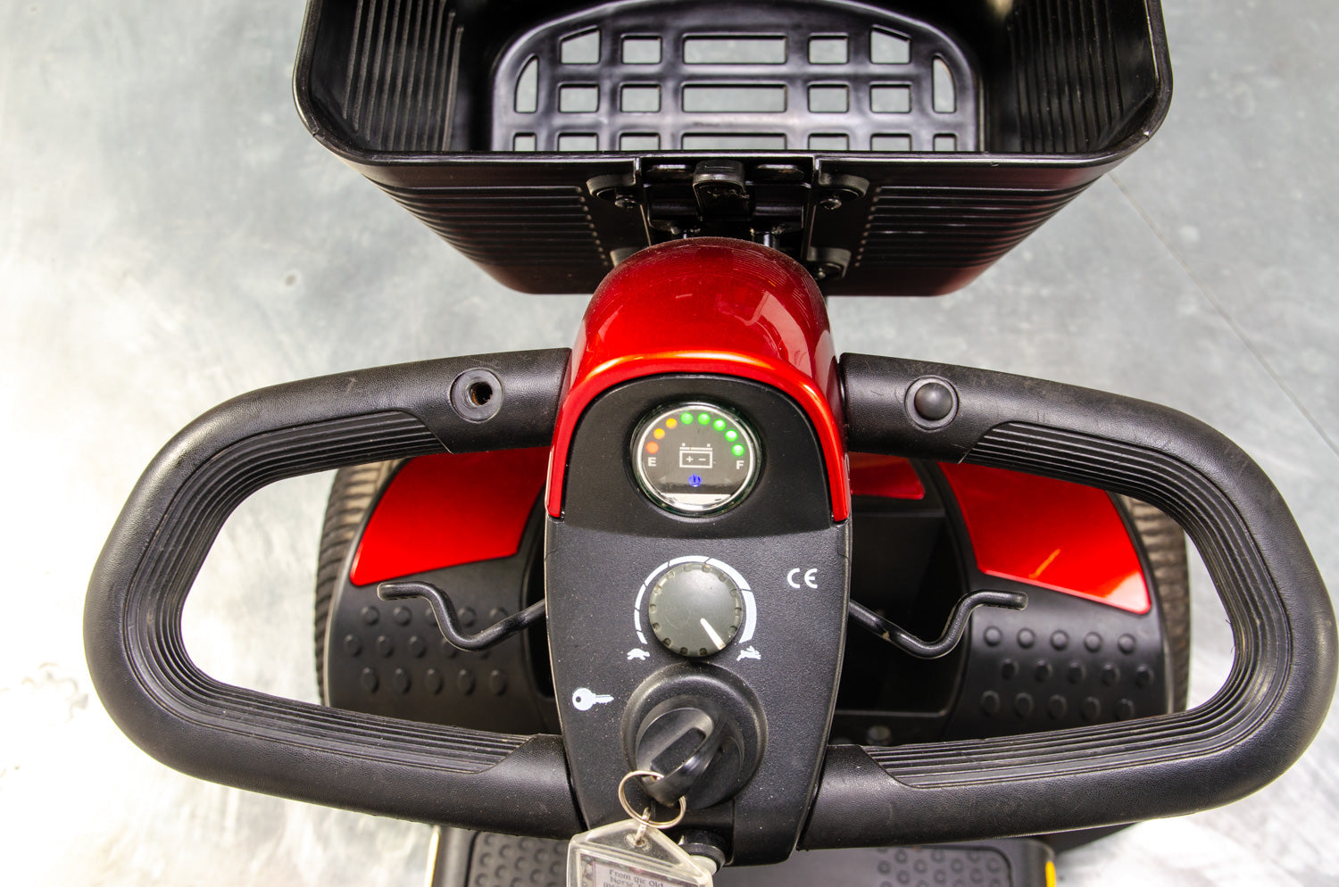 Pride Go-Go Elite Traveller Sport 4mph Mobility Boot Scooter in Red 13793
