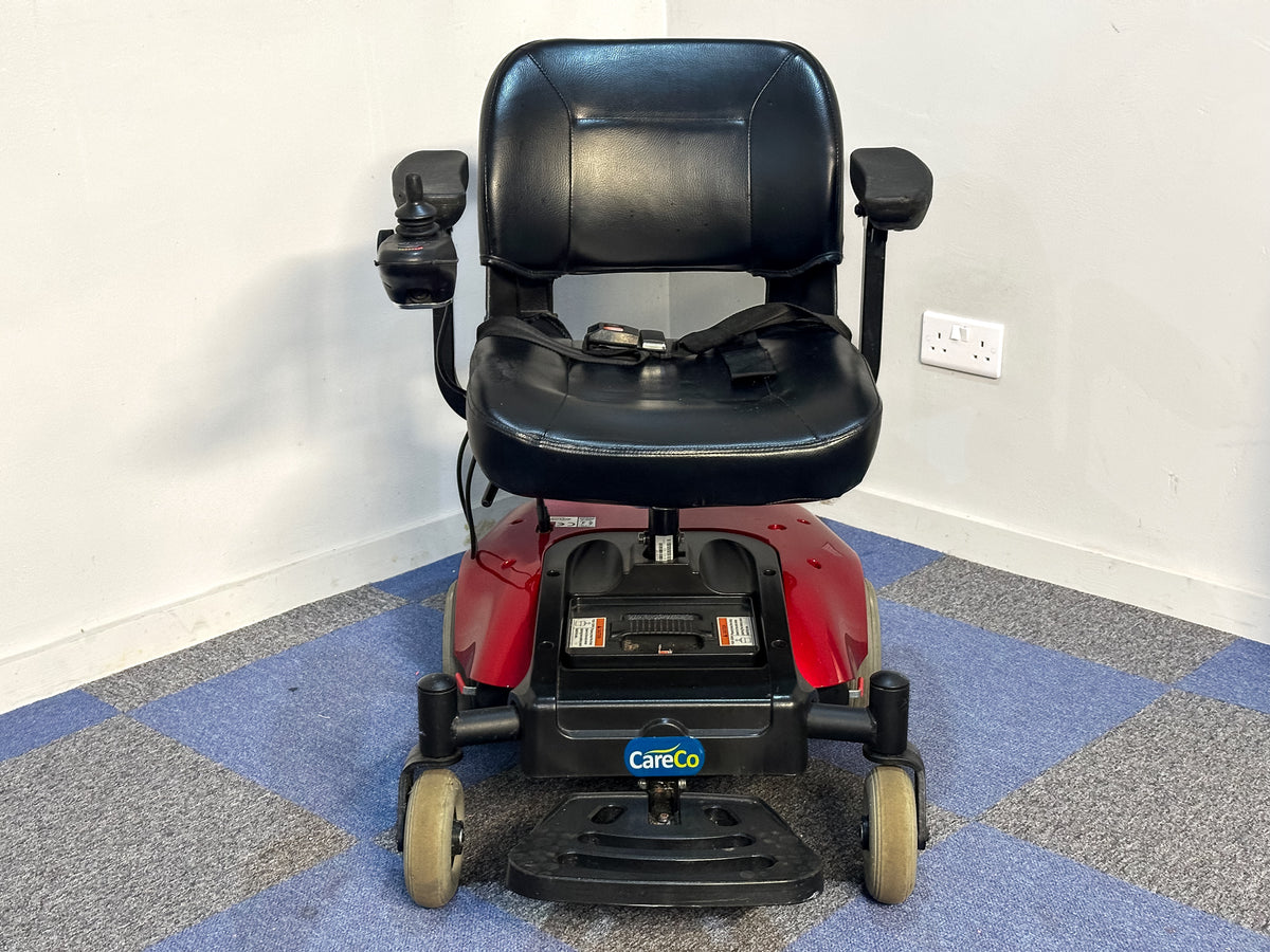 CareCo Easi Go Used Electric Wheelchair Powerchair Indoor Transportable Lightweight Red