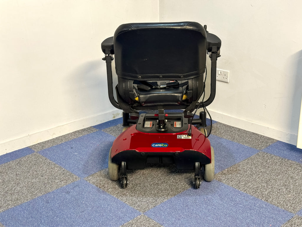 CareCo Easi Go Used Electric Wheelchair Powerchair Indoor Transportable Lightweight Red