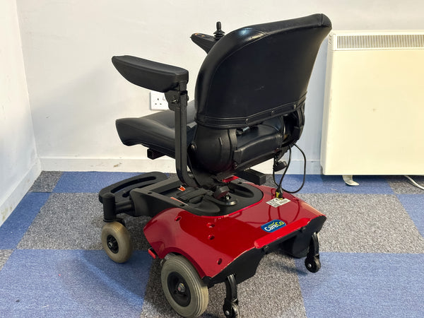 CareCo Easi Go Used Electric Wheelchair Powerchair Indoor Transportable Lightweight Red