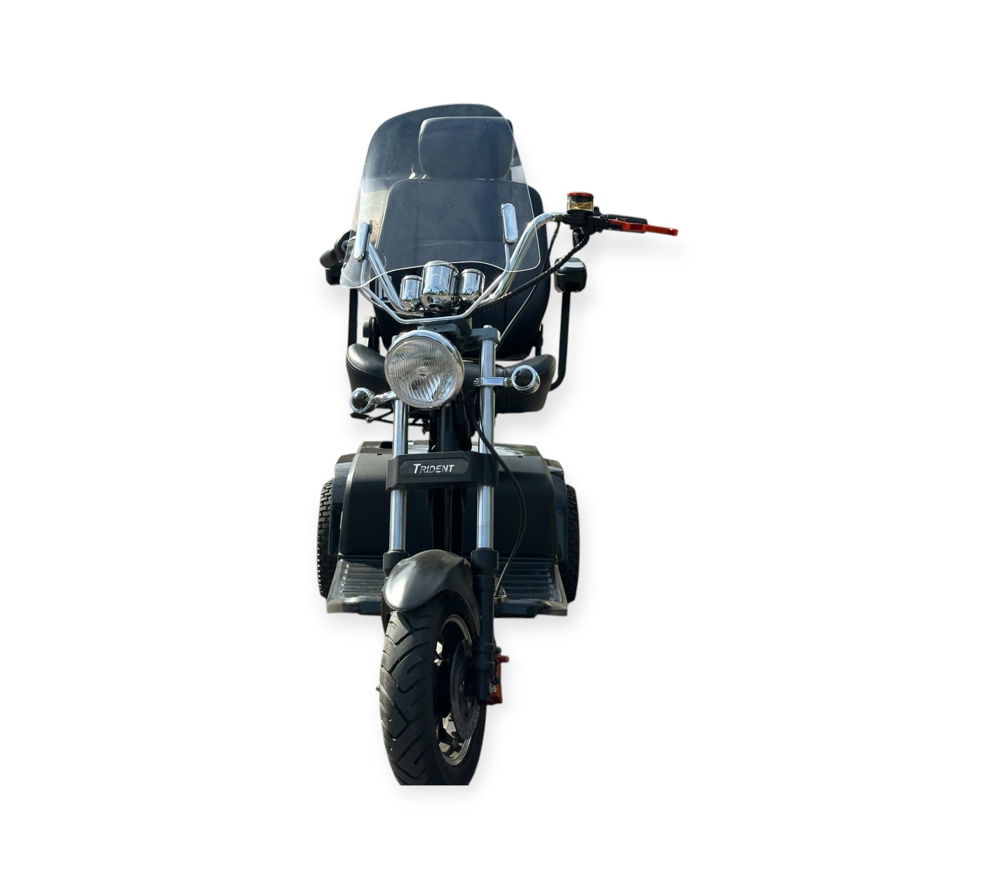 Trident 3-Wheel Road Legal Mobility Scooter – Retro Hot Rod Design, 8mph, 21-Mile Range Secondary image