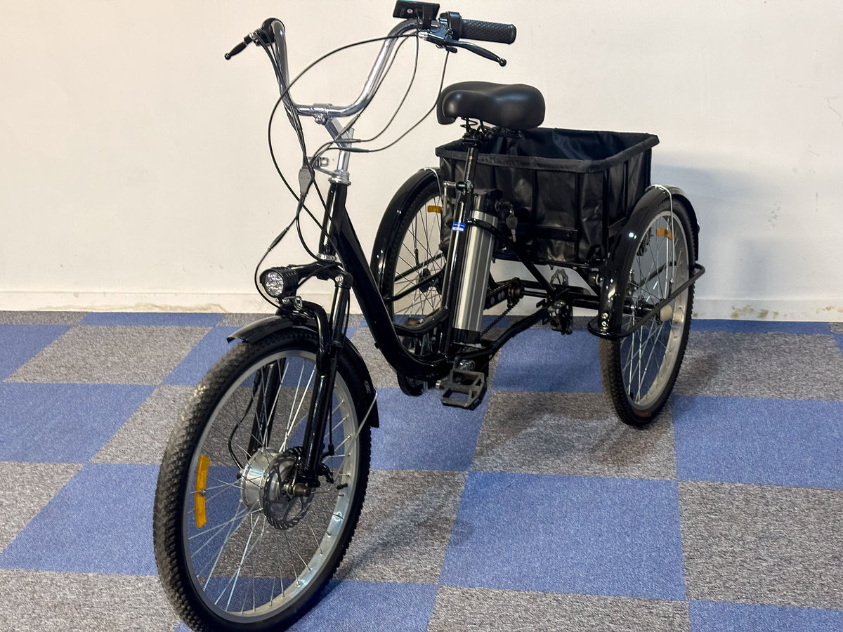 Electric Tricycle Lithium Battery Fully Automatic Black Main image