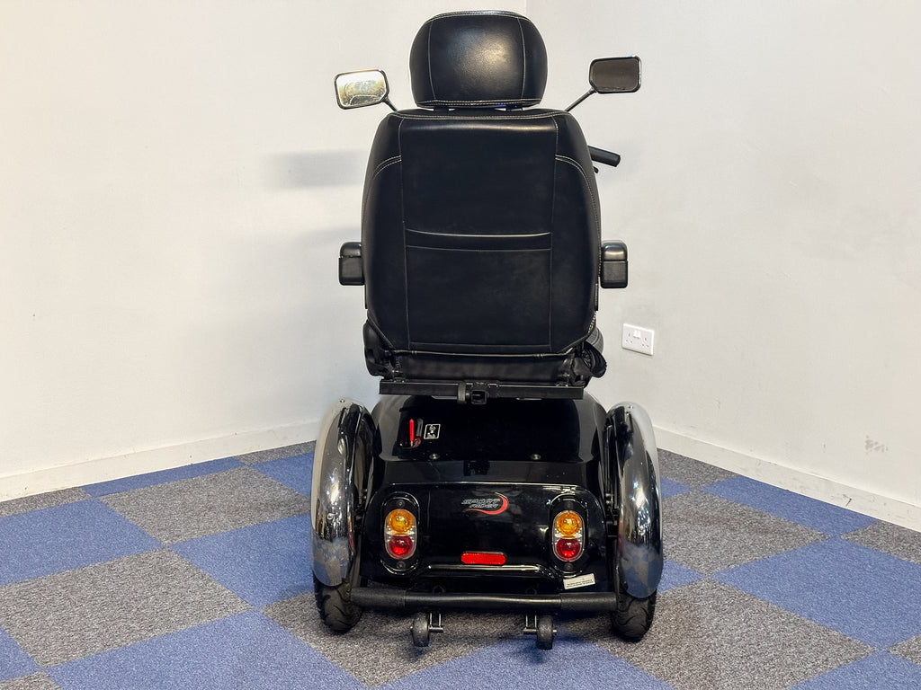 Drive Sport Rider Chrome and Black Mobility Scooter 8mph Large 3 Wheel Trike Road Legal