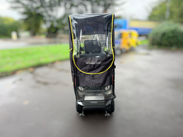 Used Sterling S425 Mobility Scooter with Scooterpac Folding Canopy – Grey