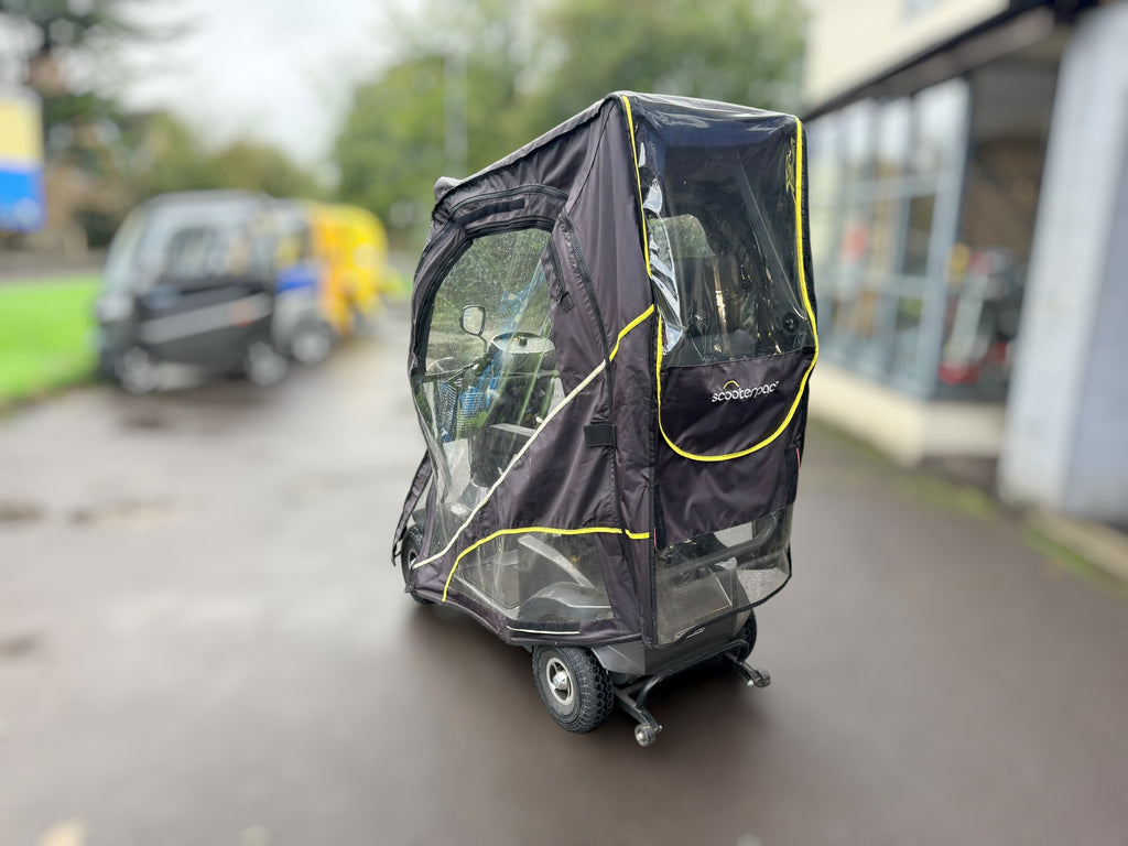 Used Sterling S425 Mobility Scooter with Scooterpac Folding Canopy – Grey