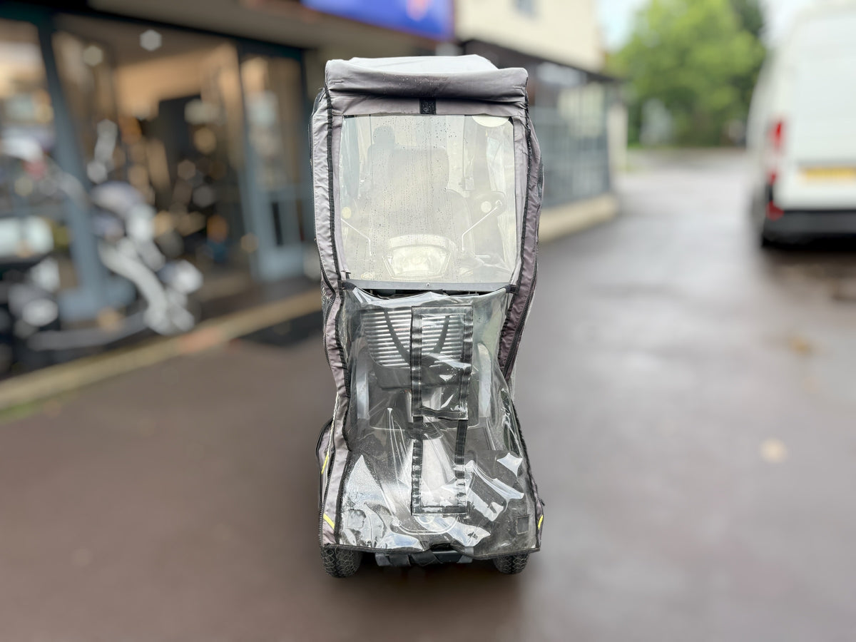 Used Sterling S425 Mobility Scooter with Scooterpac Folding Canopy – Grey