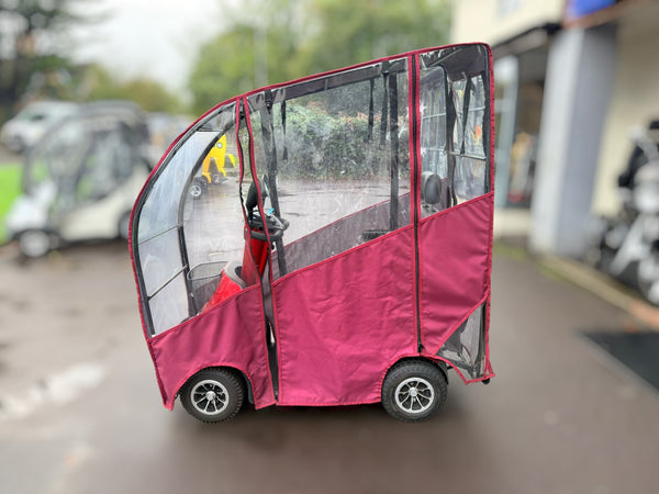 Used TGA Breeze Midi Mobility Scooter – Red with Sheerlines Canopy