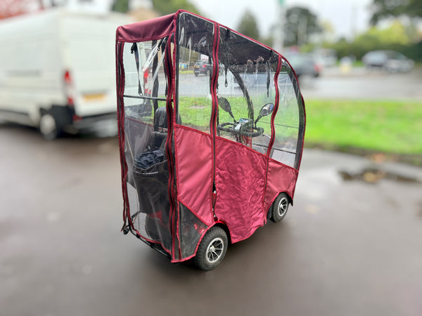 Used TGA Breeze Midi Mobility Scooter – Red with Sheerlines Canopy