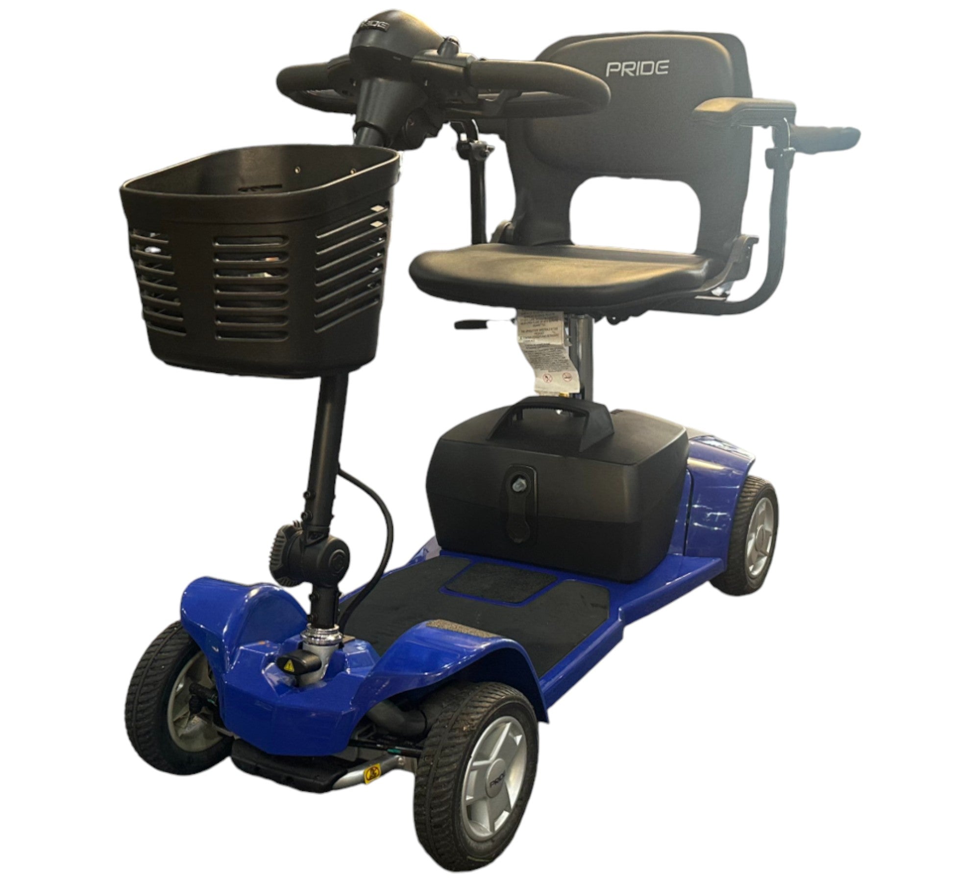 Pride Apex Alumalite Plus Ultimate Lightweight Travel Scooter Aluminium Blue Used Excellent Condition Secondary image